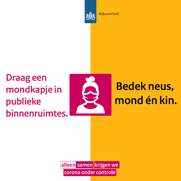met mondkanpje op naar de huisartsenpost